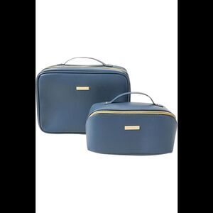 Improvements 2-pack Beauty Travel Organizer Navy